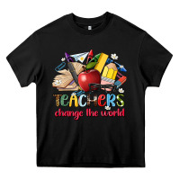 Black teachers change the world Heavy Core Tee - Artiststas