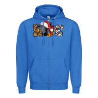 True Royal love christmas black angus Zipper Hoodie - LillyAllenDesigns