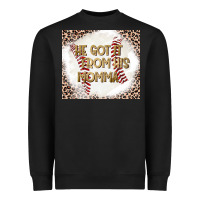 Black He Got it From his Momma Heavyweight Sweatshirt - CowhideDigitalArt