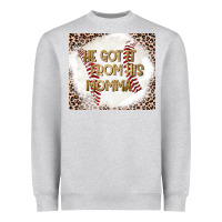 Heather Grey He Got it From his Momma Heavyweight Sweatshirt - CowhideDigitalArt