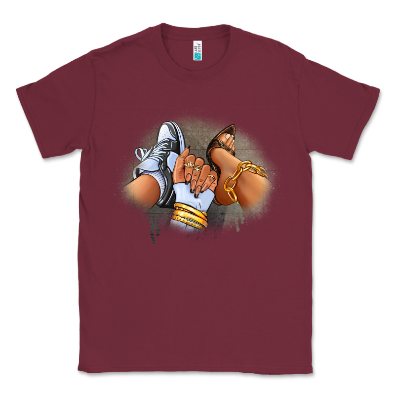 Sneaker And Heel Afro Woman Classic Tee by RanaPortraitStore | Teevron