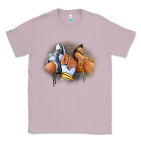 Lilac Sneaker and heel afro woman Classic Tee - RanaPortraitStore