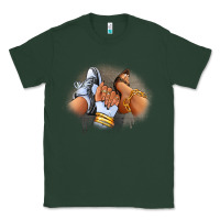 Sports Green Sneaker and heel afro woman Classic Tee - RanaPortraitStore
