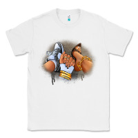 White Sneaker and heel afro woman Classic Tee - RanaPortraitStore