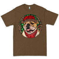 Cacao Christmas English Bulldog Premium Tee - RanaPortraitStore