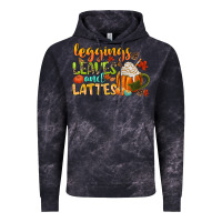 Cloud Black leaves and lattes Vintage Hoodie - CowGirlArtShop