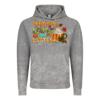 Cloud Rock leaves and lattes Vintage Hoodie - CowGirlArtShop