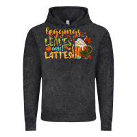 Vintage Black leaves and lattes Vintage Hoodie - CowGirlArtShop