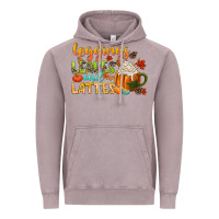 Vintage Zinc leaves and lattes Vintage Hoodie - CowGirlArtShop