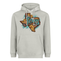 Moon Dust leopard cowhide sunflower texas map Heavyweight Hoodie - Artiststas