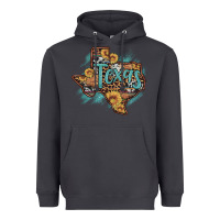 Smoke leopard cowhide sunflower texas map Heavyweight Hoodie - Artiststas