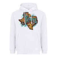 White leopard cowhide sunflower texas map Heavyweight Hoodie - Artiststas