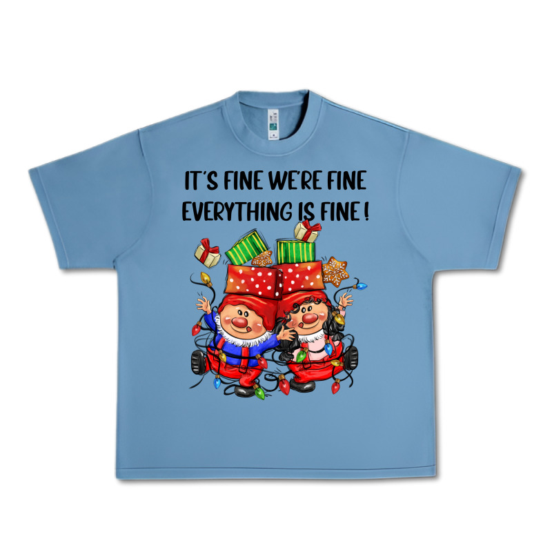 Its Fine Were Fine Everything Is Fine Urban Heavy Tee by CowGirlArtShop | Teevron