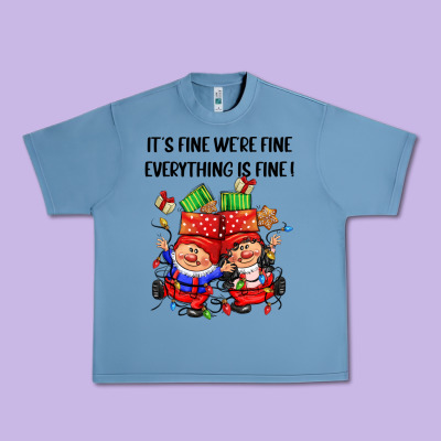 Its Fine Were Fine Everything Is Fine Urban Heavy Tee Designed By Cowgirlartshop