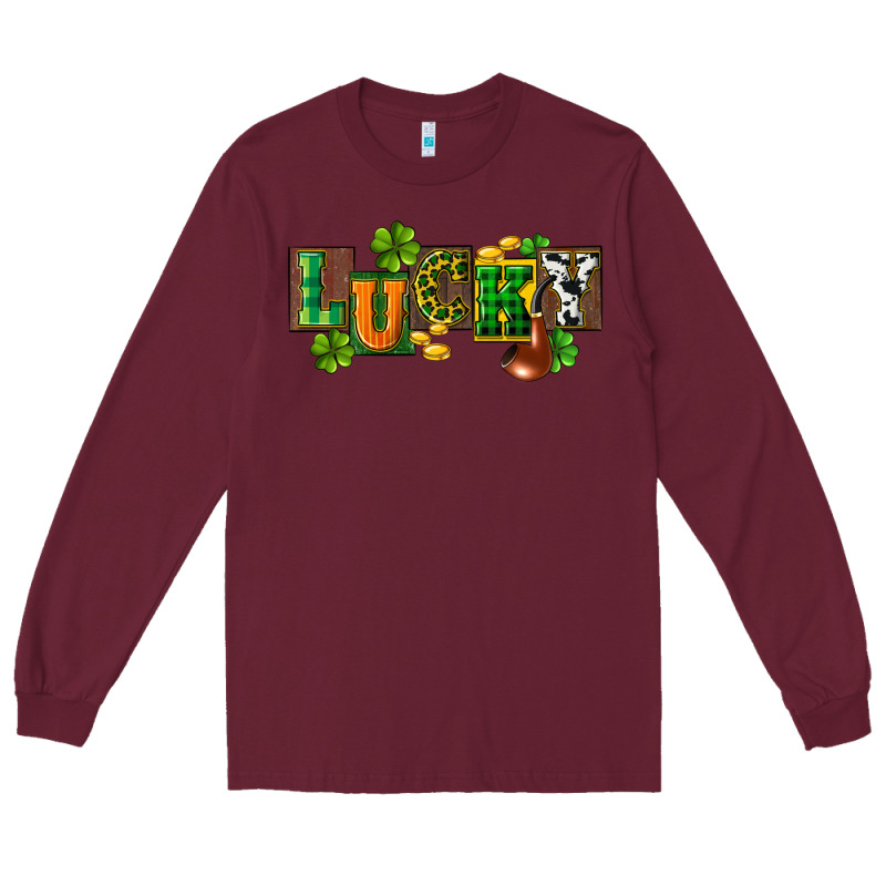 Western Lucky St. Patrick's Day Long Sleeve Tee by CowGirlArtShop | Teevron