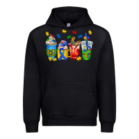 Black autism coffee cup Urban Hoodie - AdoDesignShop