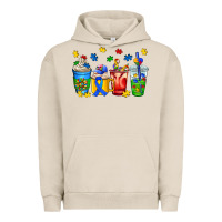 Pigment French Oak autism coffee cup Urban Hoodie - AdoDesignShop