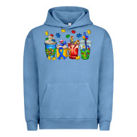 Pigment Pebble Blue autism coffee cup Urban Hoodie - AdoDesignShop