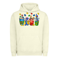 Pigment Pistachio autism coffee cup Urban Hoodie - AdoDesignShop