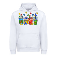 White autism coffee cup Urban Hoodie - AdoDesignShop