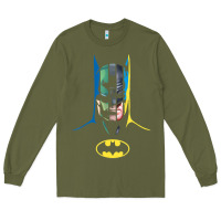 Army Green B.At.Man 80 Years Many Faces Long Sleeve Tee - minhPixels