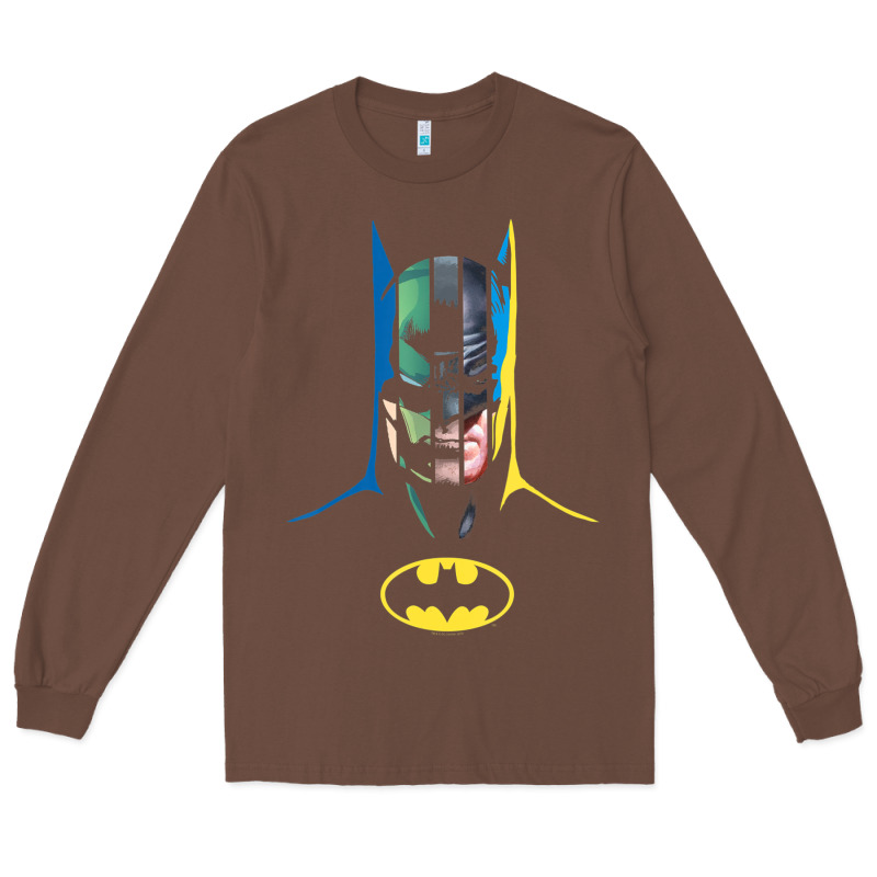 B.at.man 80 Years Many Faces Long Sleeve Tee by minhPixels | Teevron