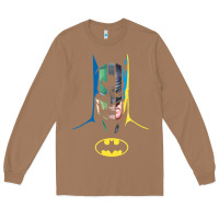 Toasted Coconut B.At.Man 80 Years Many Faces Long Sleeve Tee - minhPixels
