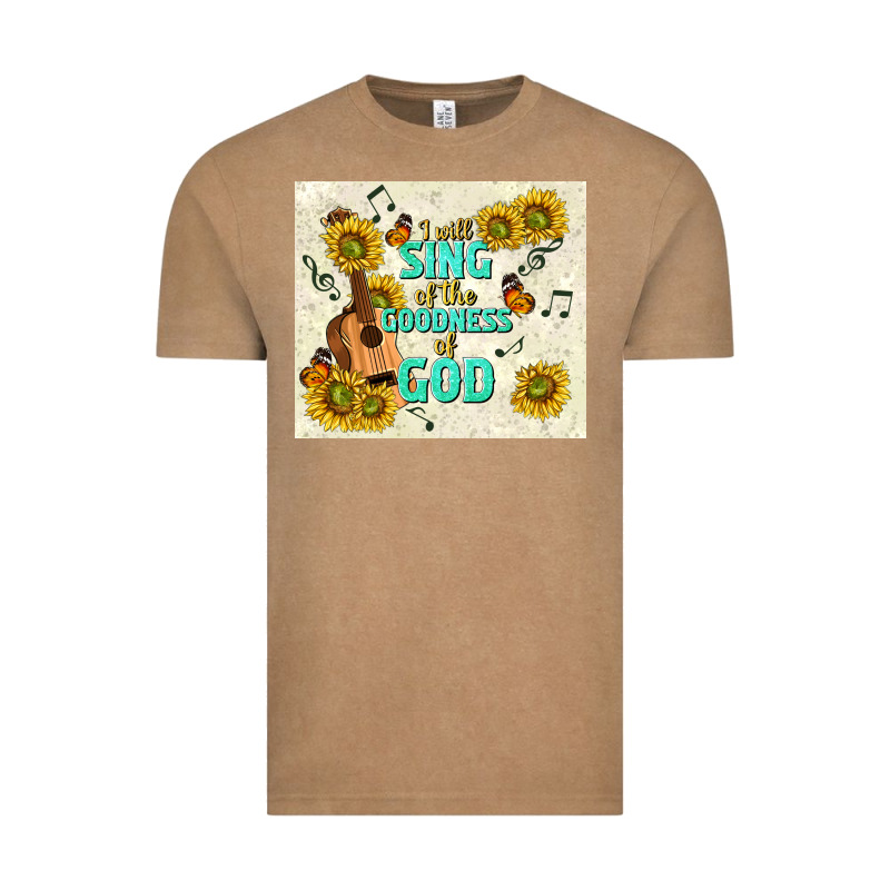 I Will Sing Of The Goodness Of God Vintage Tee by TumblerDesignByShophia | Teevron
