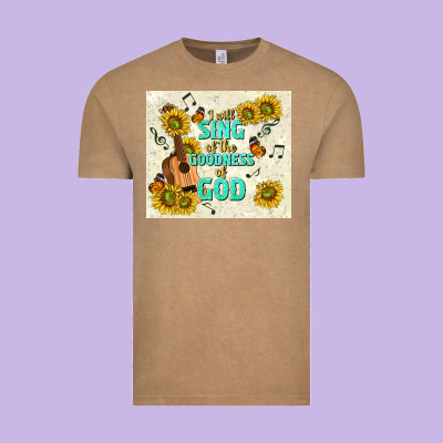 I Will Sing Of The Goodness Of God Vintage Tee Designed By Tumblerdesignbyshophia