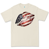 Bone American Flag Lips Premium Tee - Bettercallsaul