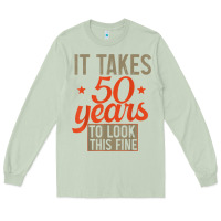 Matcha 50 years old 50th birthday gifts for men and women Long Sleeve Tee - minhPixels