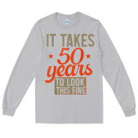 Moon Dust 50 years old 50th birthday gifts for men and women Long Sleeve Tee - minhPixels