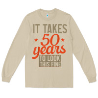 Mushroom 50 years old 50th birthday gifts for men and women Long Sleeve Tee - minhPixels