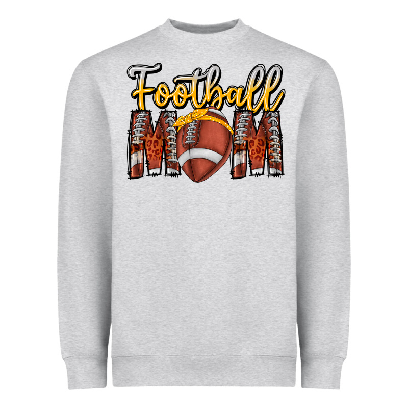 Football Mom Heavyweight Sweatshirt by CowhideDigitalArt | Teevron