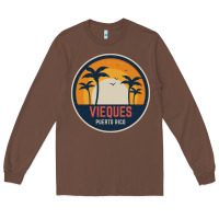 Chestnut Vieques Puerto Rico Long Sleeve Tee - minhPixels