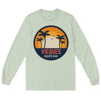 Matcha Vieques Puerto Rico Long Sleeve Tee - minhPixels