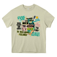 Mossy mens mental health matters Heavy Core Tee - Artiststas
