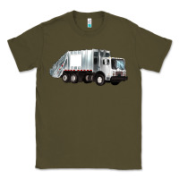 Army Green garbage truck Classic Tee - Artiststas