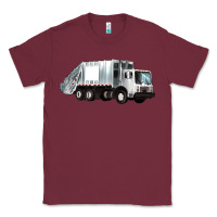 Burgundy garbage truck Classic Tee - Artiststas