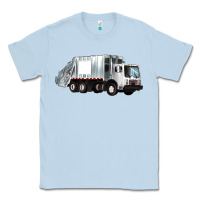 Dusty Blue garbage truck Classic Tee - Artiststas