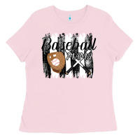 Bubblegum Pink Baseball Mama Ladies Tee - Bettercallsaul
