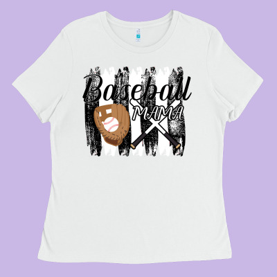 Baseball Mama Ladies Tee Designed By Bettercallsaul