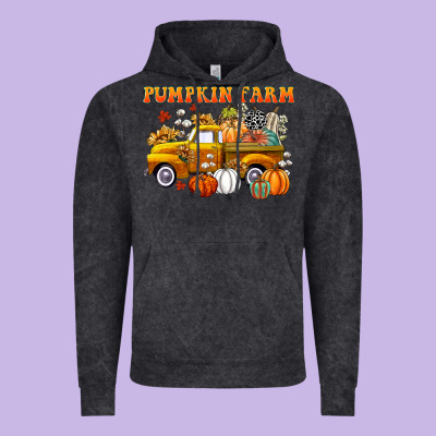 Pumpkin Farm Vintage Hoodie Designed By Cowgirlartshop