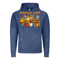Vintage Denim pumpkin farm Vintage Hoodie - CowGirlArtShop