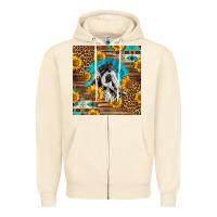 Sandshell western paint horse Zipper Hoodie - LillyAllenDesigns