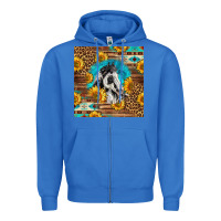 True Royal western paint horse Zipper Hoodie - LillyAllenDesigns