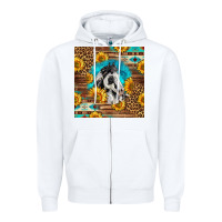 White western paint horse Zipper Hoodie - LillyAllenDesigns