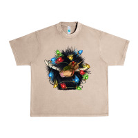 French Oak christmas black angus gnome Urban Heavy Tee - CowGirlArtShop