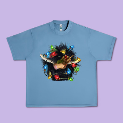 Christmas Black Angus Gnome Urban Heavy Tee Designed By Cowgirlartshop
