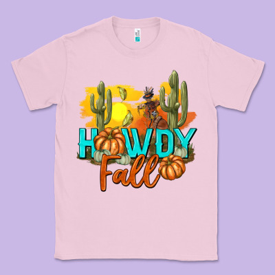 Howdy Fall Classic Tee Designed By Texasbilliewilder
